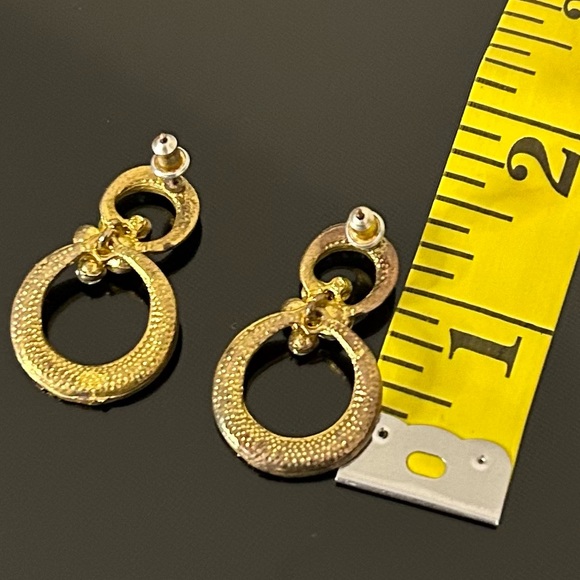 Diamond & Gold Earrings - Picture 4 of 4